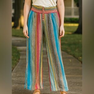 Indigo Rein Rainbow Striped Pants
